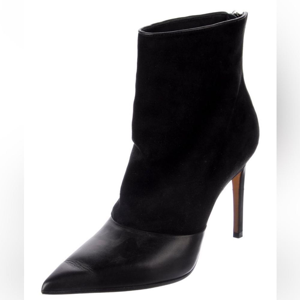 Balmain Suede Booties